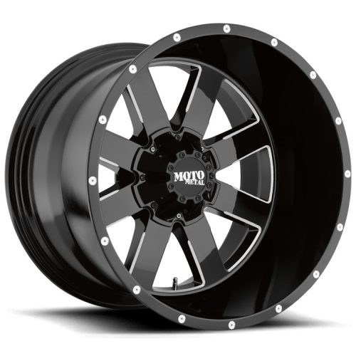 Alumínium felni 17x10 ET-24 6x135/6x139,7 MO962 Gloss Black Milled Moto Metal