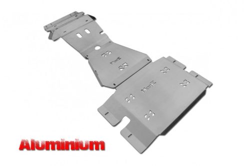 Set protecție placa de bază din aluminiu More4x4 pentru Toyota Hilux REVO 2015+  (3/buc seturi)