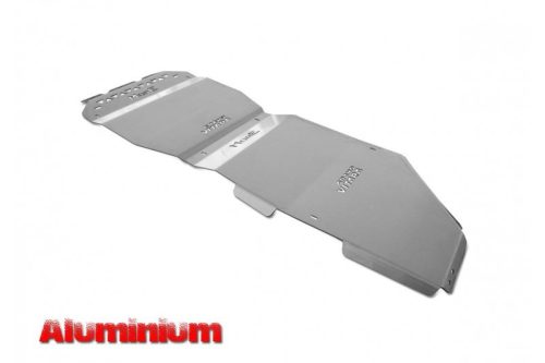 Set protecție placa de bază din aluminiu More4x4 pentru Suzuki Grand Vitara II 2005-2014 (2buc/ seturi)