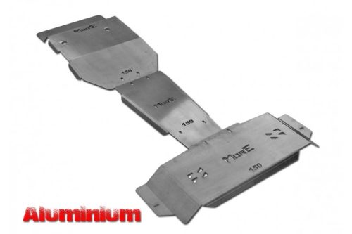 Set protecție placa de bază din aluminiu More4x4 pentru Toyota Land Cruiser J150  2009-2014 (3 seturi) diesel