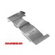 Set de plăci de protecție din aluminiu MorE4x4 pentru Ford Ranger T6/T7 (2011-) cu bara de fabrică (2 buc/kit)