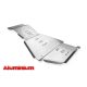 Set de plăci de protecție din aluminiu MorE4x4 pentru Toyota Land Cruiser J200 (2007-) cu bara de fabrică (3 buc/kit)