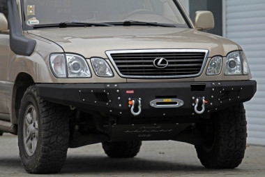 Bară față din oțel More4x4 pentru Toyota Land Cruiser J100