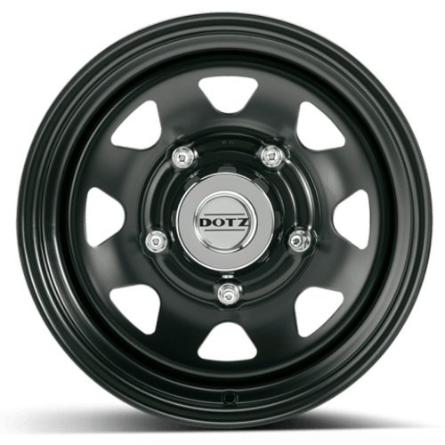 DOTZ Survival Dakar Dark 4x4 acélfelni - 8x18/ET24  - fekete