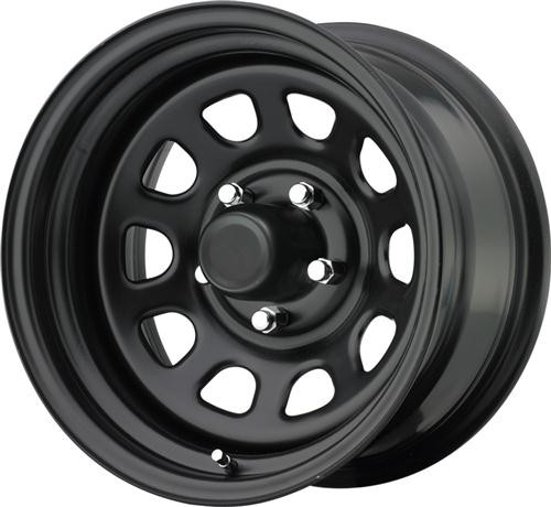 Acél felni 15x8 ET-19 5x114.3 Rock Crawler 51 Flat Black Pro Comp