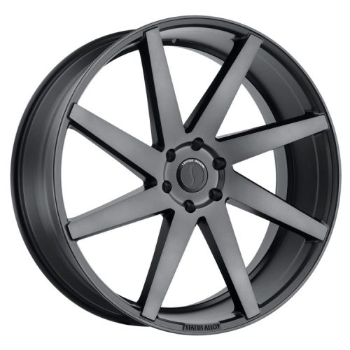 Alumínium felni 22x9.5 ET25 5x127 Brute Carbon Graphite Status