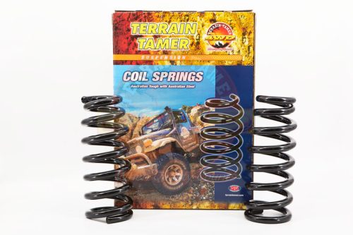 Terrain Tamer Coils spirálrugó első +25mm +100Kg 4 hengeres +50Kg V6-os motorral szerelt Volkswagen Amarok 2011->