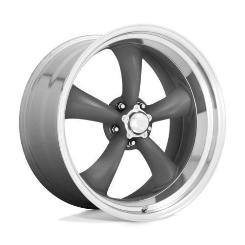 Alloy Wheel 17x8 ET8 5x114.3 VN215 Classic Torq Thrust II MAG Gray W/ Machined LIP American Racing