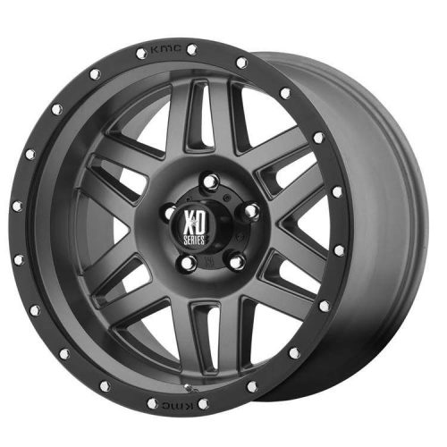 Alumínium felni 17x8.5 ET0 5x127 XD128 Machete Matte Gray/Black Ring XD Series