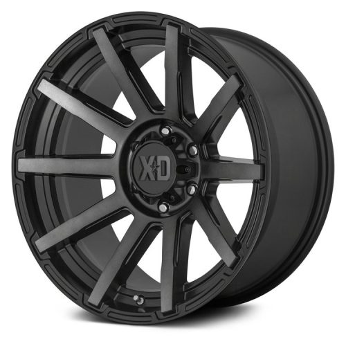 Alumínium felni 20x9 ET0 5x127 XD847 Outbrake Satin Black/Gray Tint XD Series