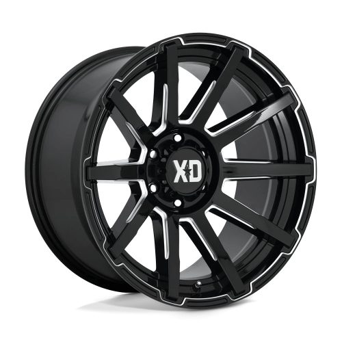 Alumínium felni 20x9 ET30 6x114.3 XD847 Outbreak Gloss Black Milled XD Series