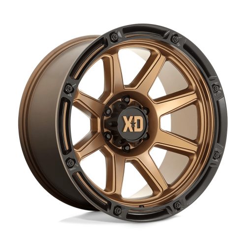 Alumínium felni 20x10 ET-18 8x165.1 XD863 Matte Bronze W/ Black LIP XD Series