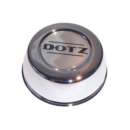 DOTZ zárt krómozott acél felni kupak logóval - ezüst - 38mm